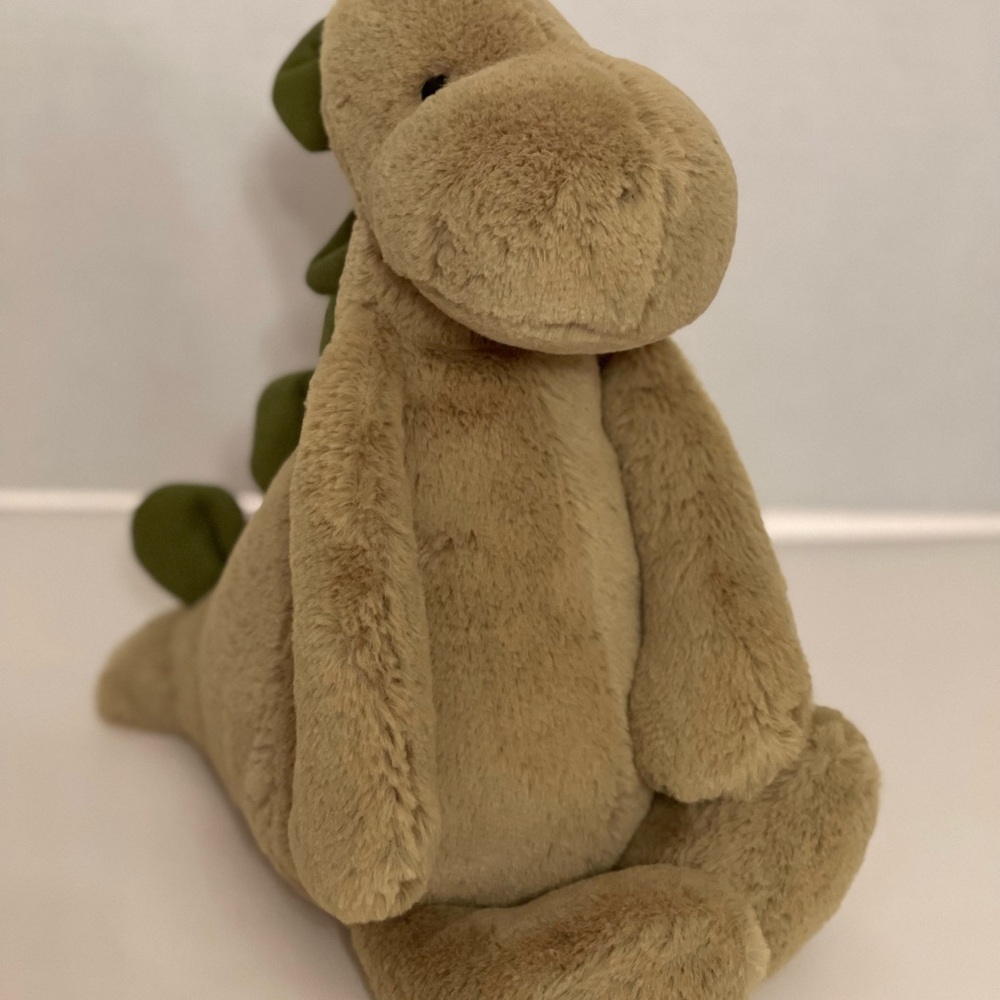 Jellycat Green Bashful Dinosaur Plush 12”